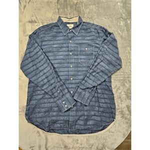 Tommy Bahama Jeans Island Crafted 100% Floral Print Button Up Shirt Men's Large